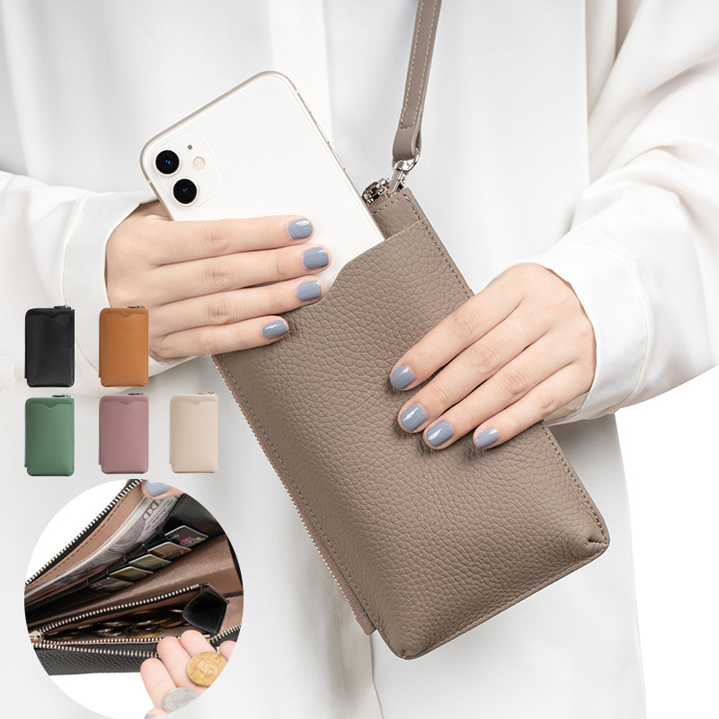 Women Bags Luxury - Fashion Genuine Leather Phone Crossbody Bag