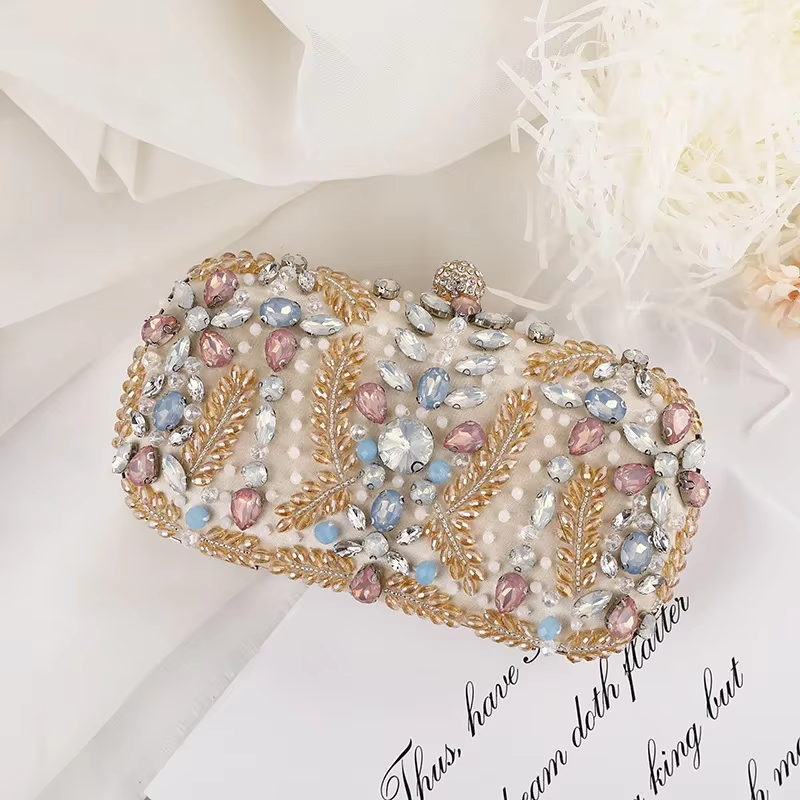 Women Bags Clearance - Clearance Women Evening Handbag Rhinestone Beading