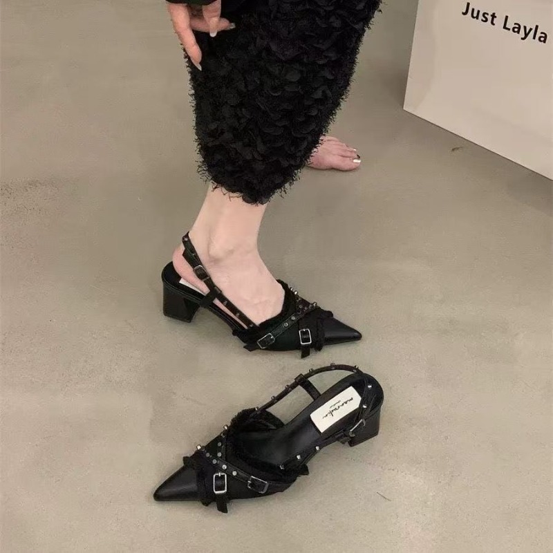 Women High Heel Shoes French B - Women Bags And Shoes 评论和价格