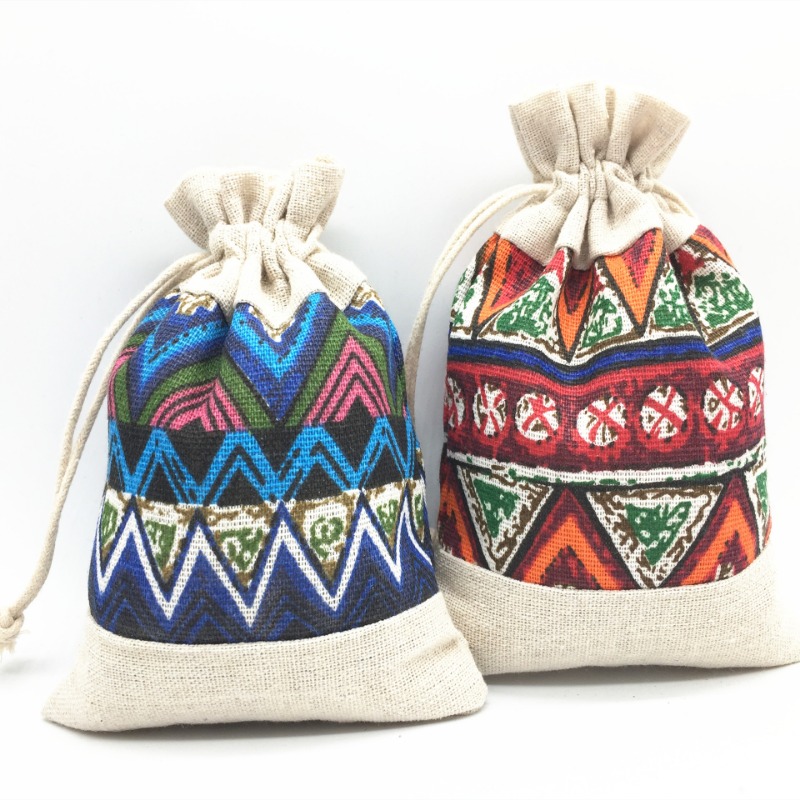 Ethnic Style Drawstring Bag Je - Women Bags Mini 评论和价格
