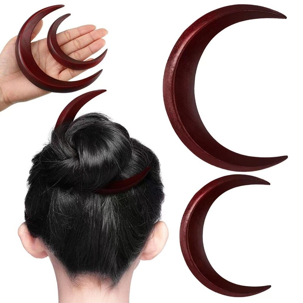 Fashion Elegant Crescent Hair  - Half Moon Crescent 评论和价格