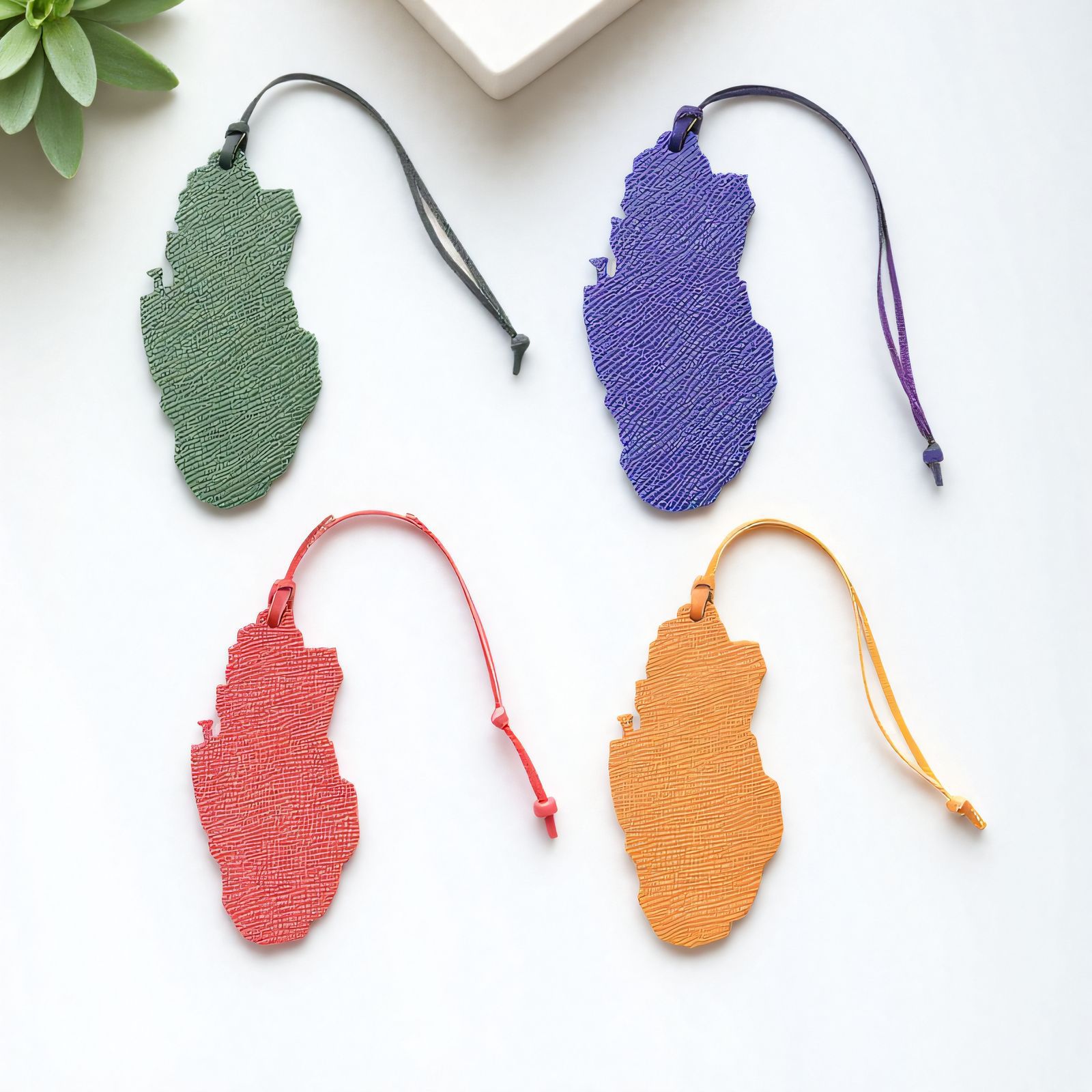 1pc Qatar Map Shaped PU Leathe - Women Bags In Qatar 评论和价格