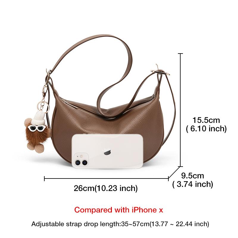 FOXER Light Luxury Women's Sho - Half Moon Crescent 评论和价格