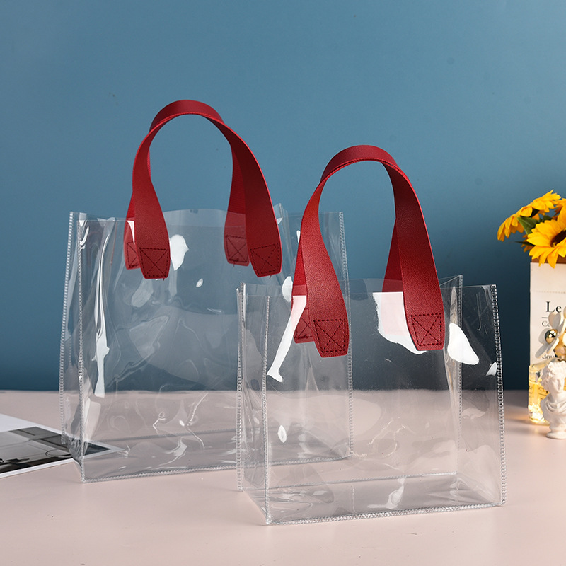 Transparent Pvc Clear Tote Lar - Jelly Bag Clear Pvc 评论和价格