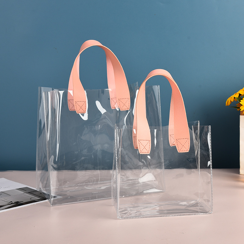 Transparent Pvc Clear Tote Lar - Jelly Bag Clear Pvc 评论和价格