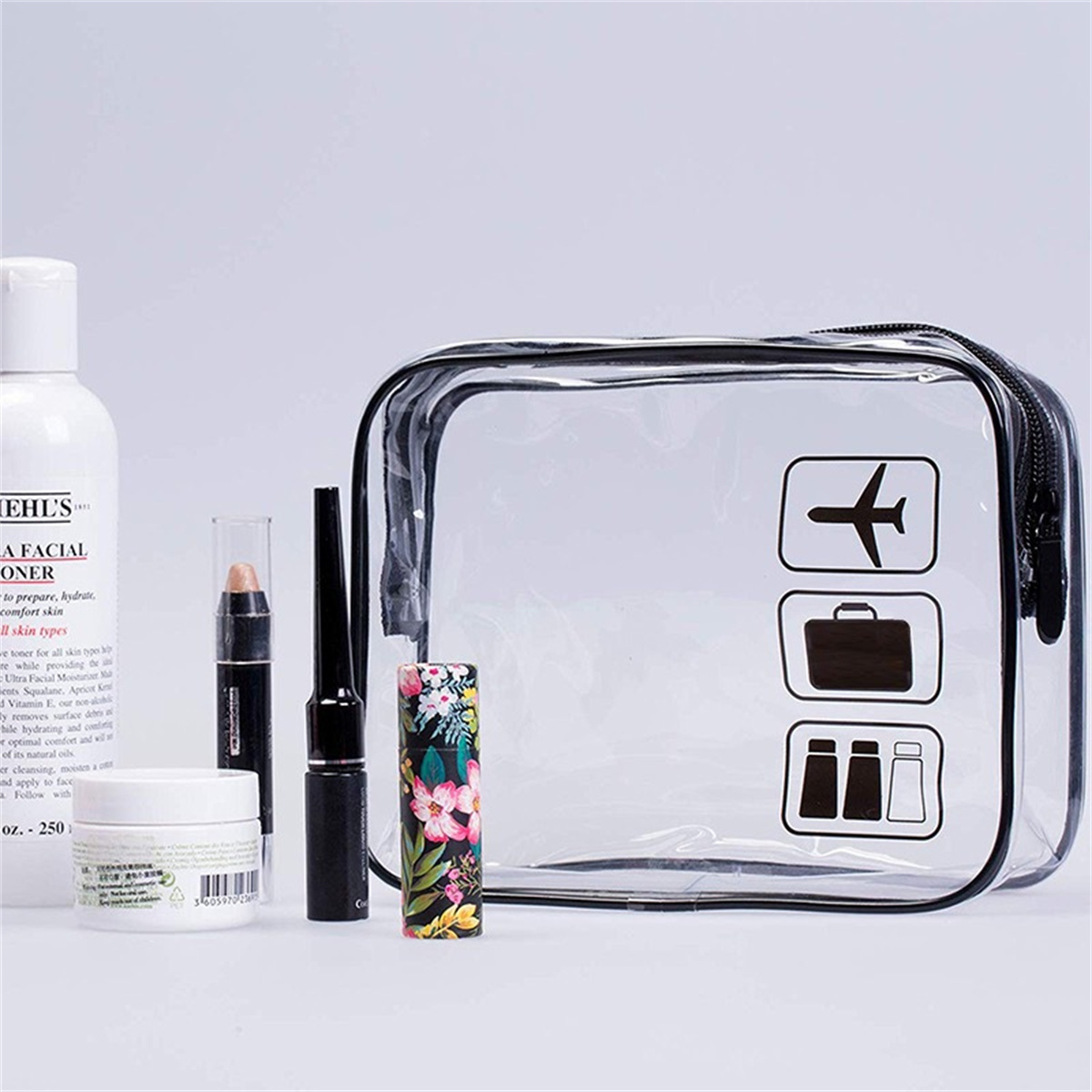 1 transparent toiletry bag, ca - Women Bags For Airport 评论和价格