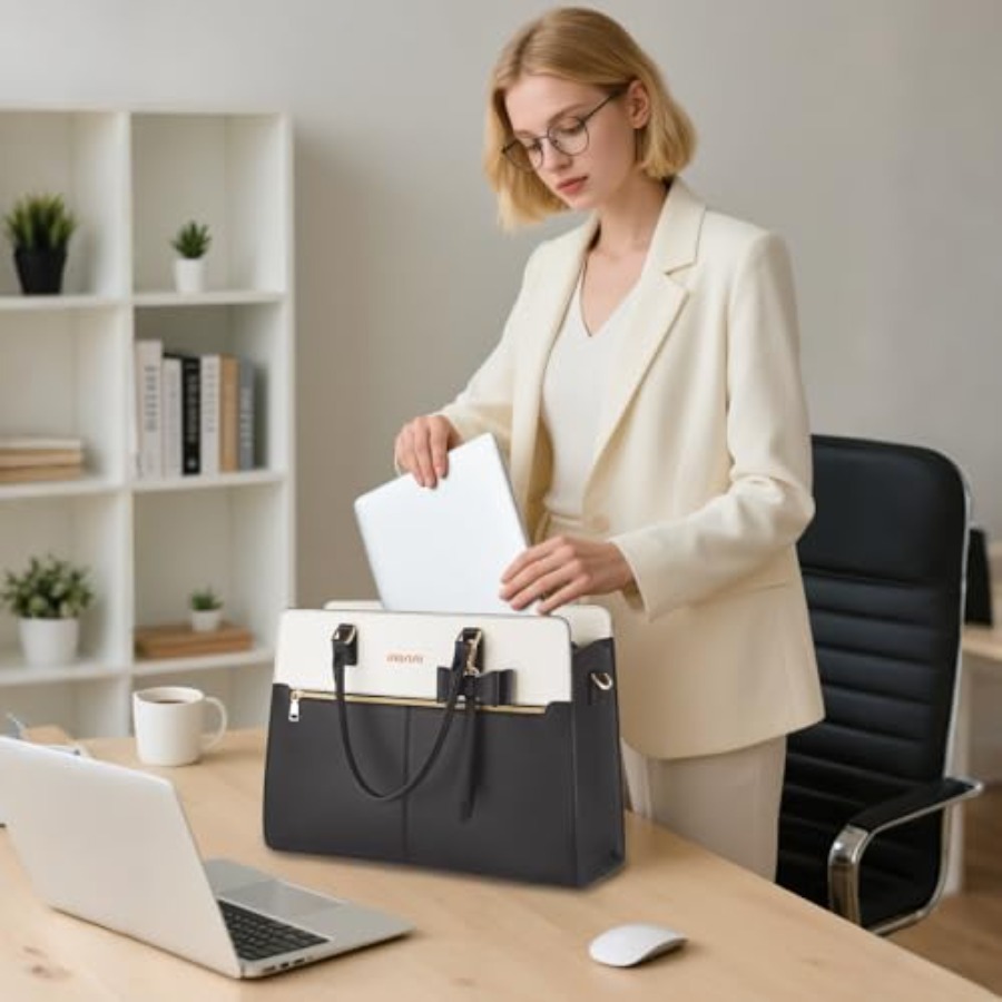 Laptop Tote Bag for Women, 15. - Women'S Bags For Work 评论和价格