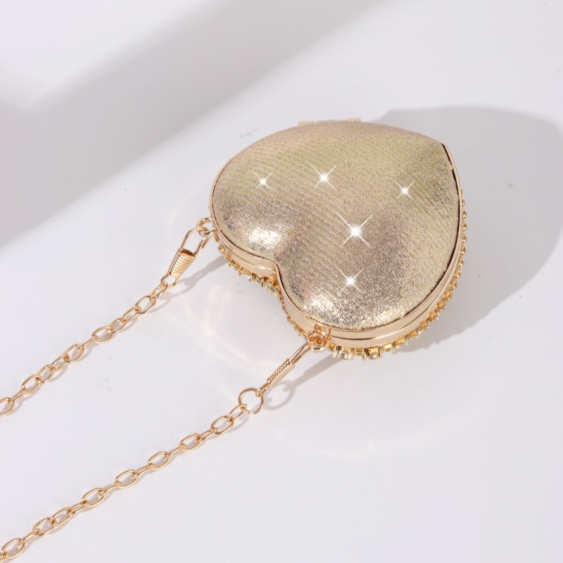 Mini Heart-shaped Diamond Sett - Women Bags Luxury 评论和价格
