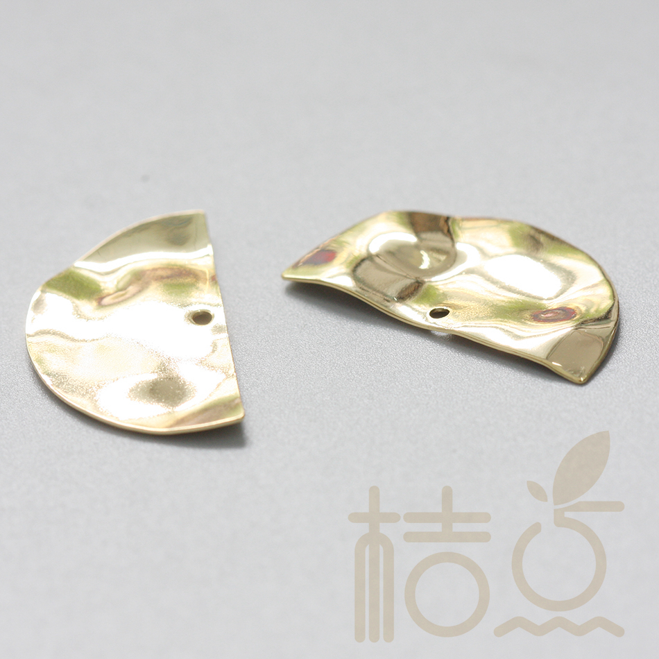 DIY Supply-Solid Brass Finding - Half Moon Crescent 评论和价格