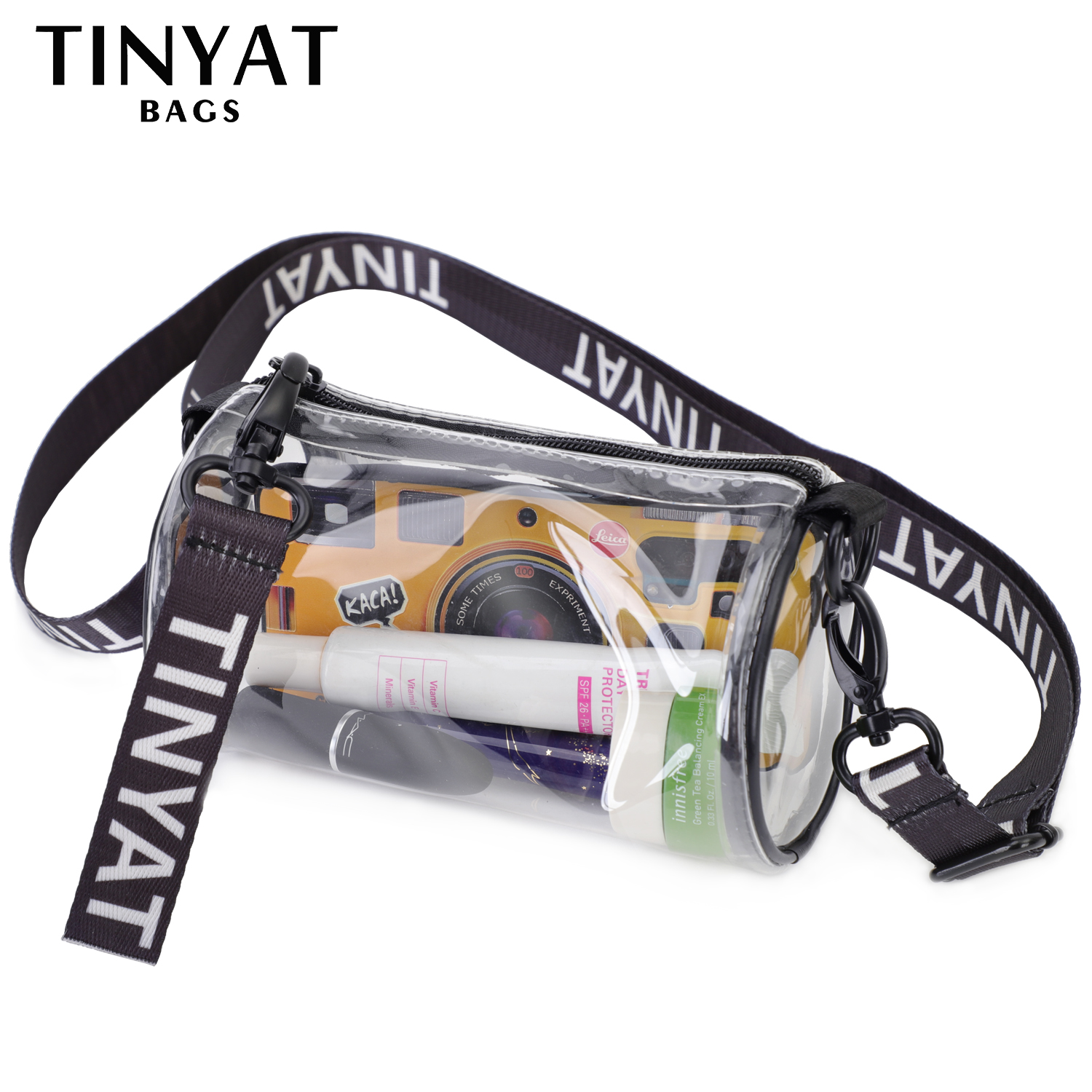 TINYAT Mini Transparent Women  - Jelly Bag Clear Pvc 评论和价格