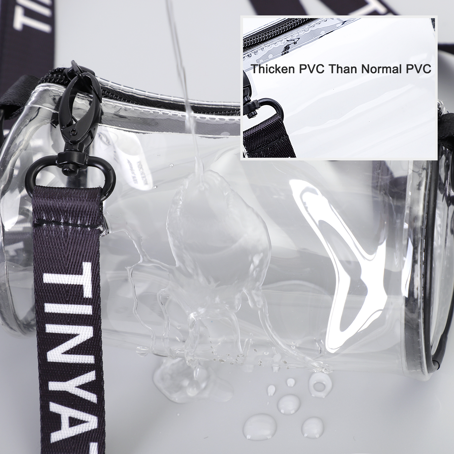 TINYAT Mini Transparent Women  - Jelly Bag Clear Pvc 评论和价格