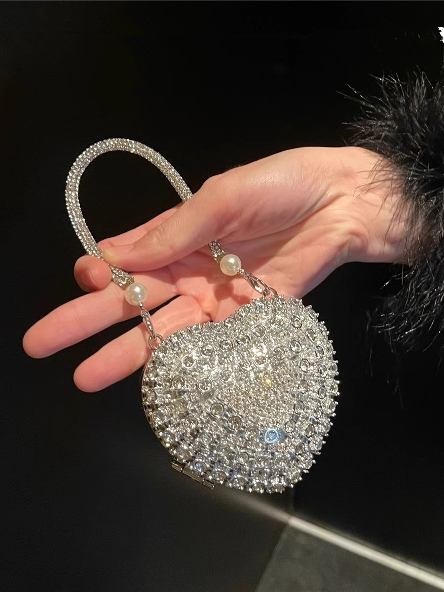 Luxury Small Bling Heart Shape - Women Bags Luxury 评论和价格
