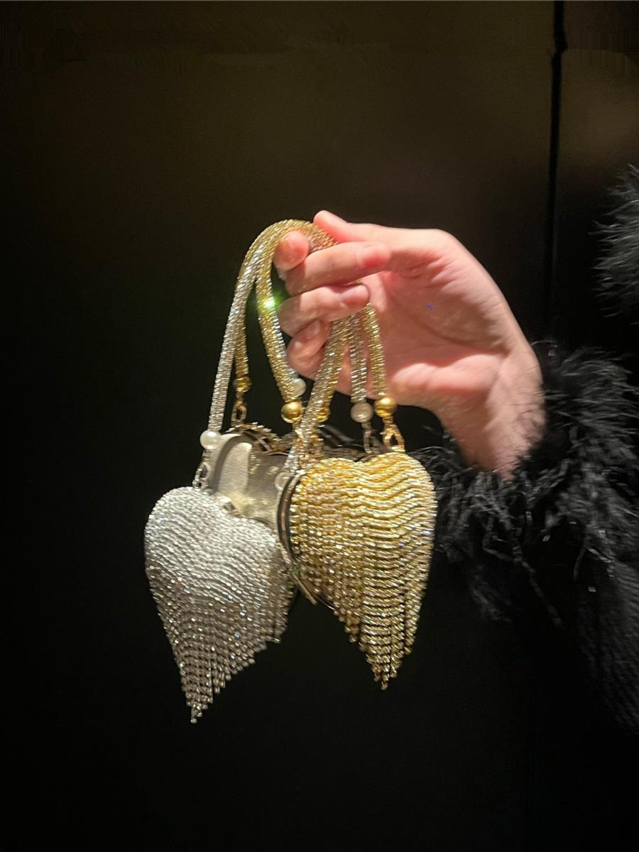 Luxury Small Bling Heart Shape - Women Bags Luxury 评论和价格