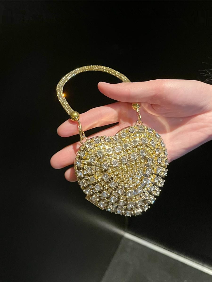 Luxury Small Bling Heart Shape - Women Bags Luxury 评论和价格