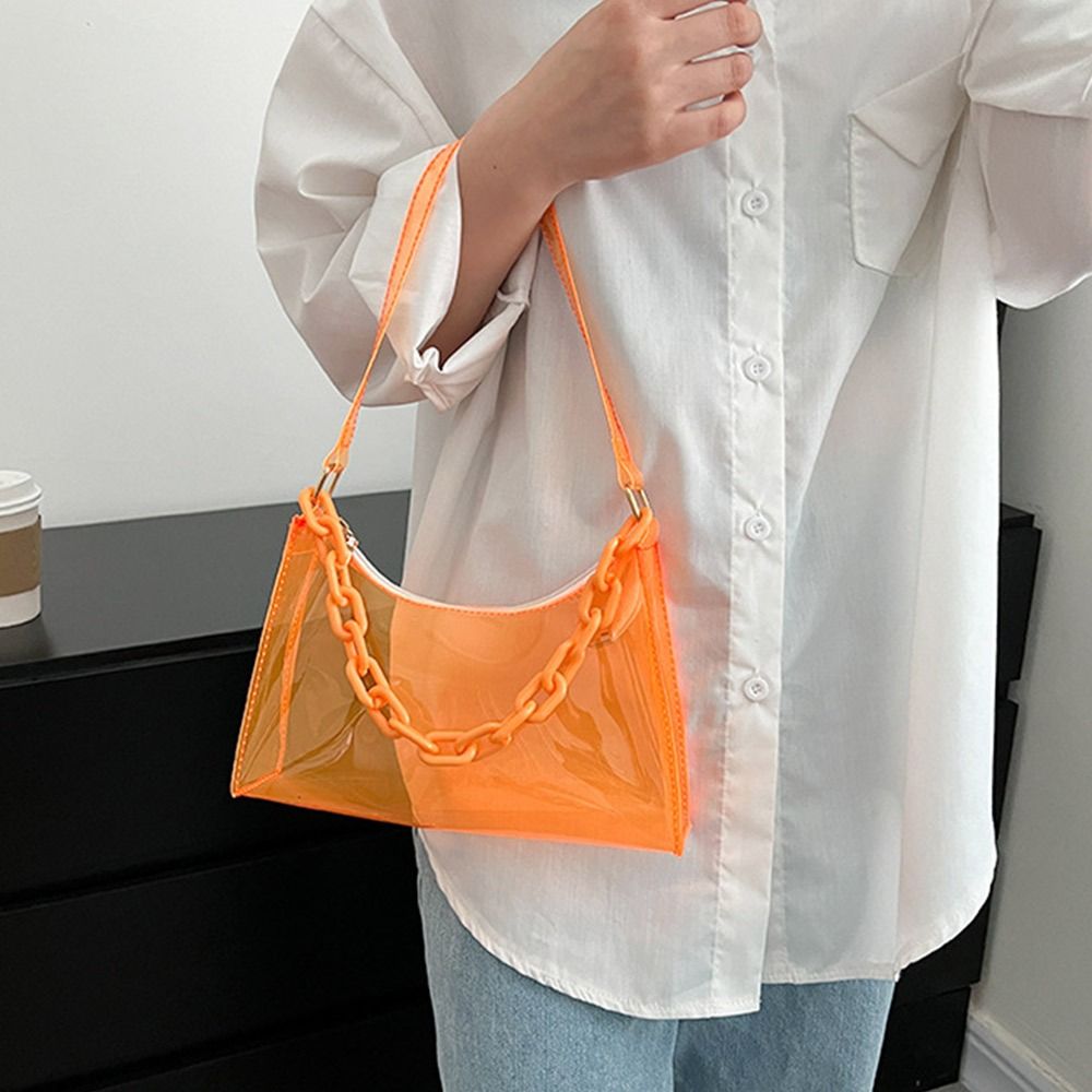 Fashion Ladies Jelly Bags PVC  - Jelly Bag Clear Pvc 评论和价格