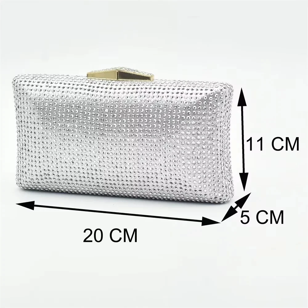 Silver Shoe and Bag Set for Pa - Women Bags And Shoes 评论和价格