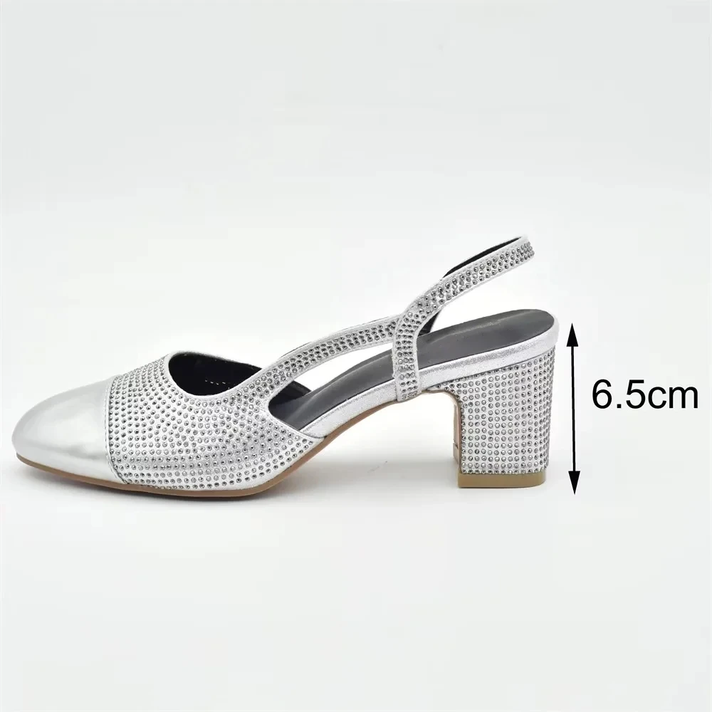 Silver Shoe and Bag Set for Pa - Women Bags And Shoes 评论和价格