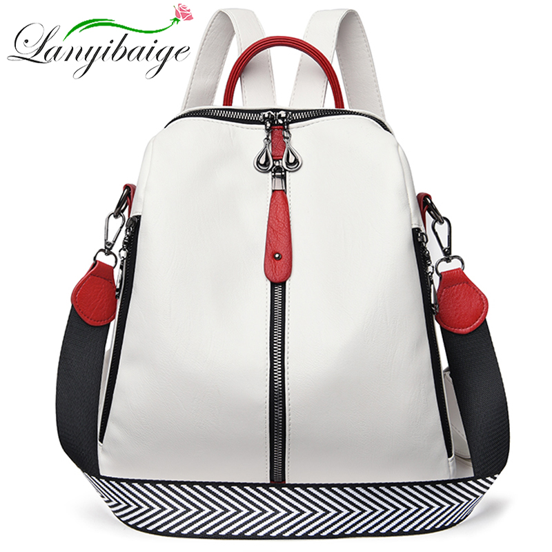 Fashion Backpack Women Soft Le - Women Bags In Sale 评论和价格