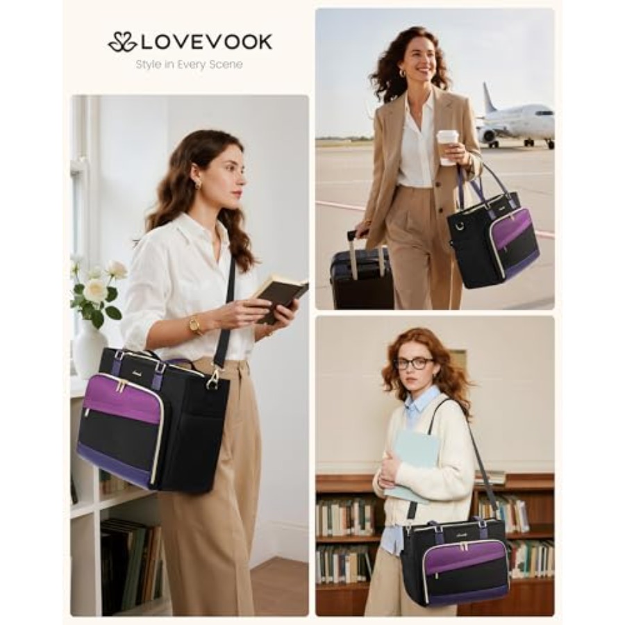 LOVEVOOK Teacher Tote Bag, Lap - Women'S Bags For Work 评论和价格