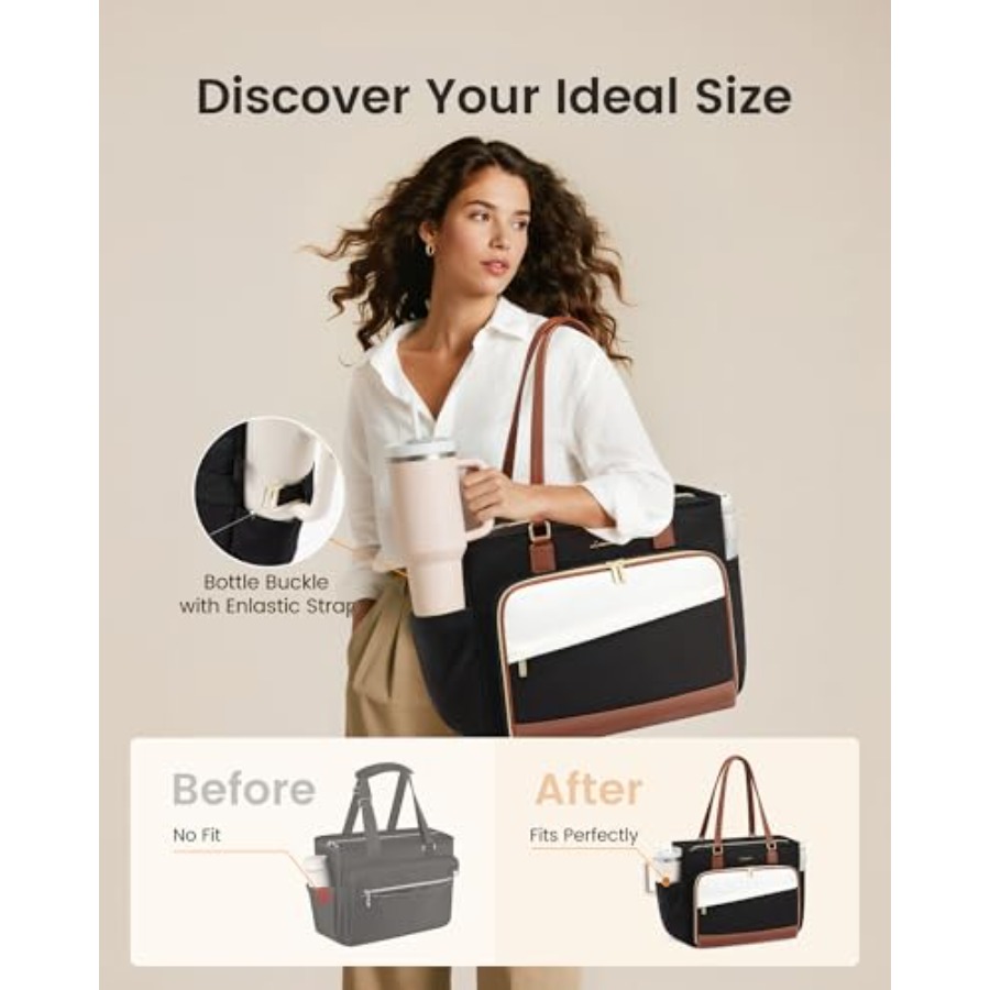 LOVEVOOK Teacher Tote Bag, Lap - Women'S Bags For Work 评论和价格