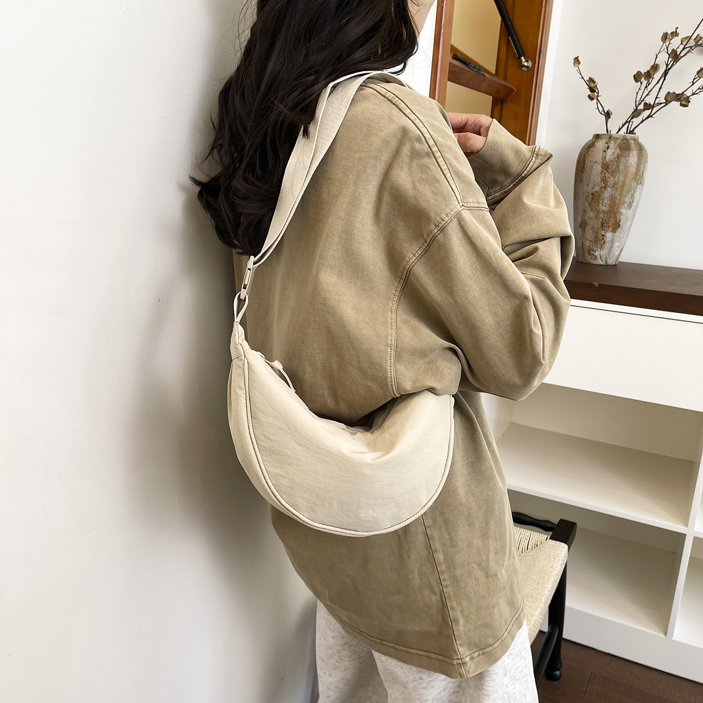 Women's Crescent Nylon Crossbo - Half Moon Crescent 评论和价格