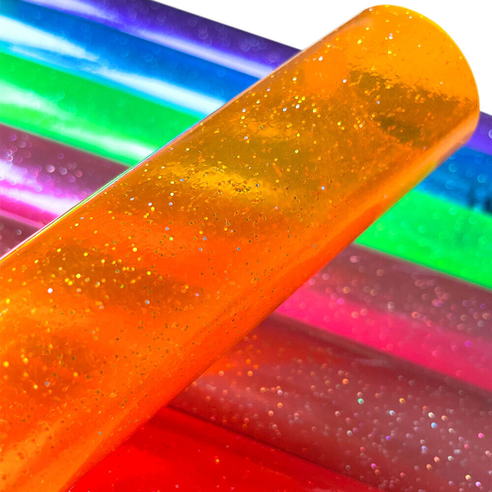 Clear With Glitter Powder PVC  - Jelly Bag Clear Pvc 评论和价格
