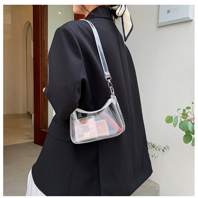 Clear Jelly Shoulder Bag For W - Jelly Bag Clear Pvc 评论和价格