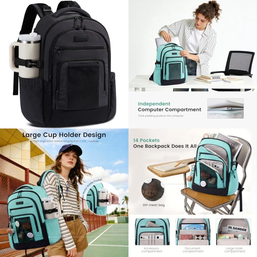 Laptop Backpack for Women with - Women'S Bags For Work 评论和价格