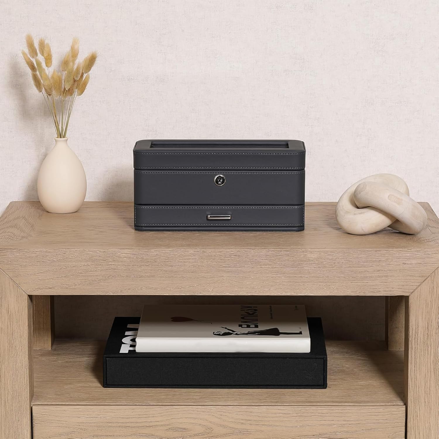 Luxury 4-Slot Watch Box with V - Women Bags Luxury 评论和价格