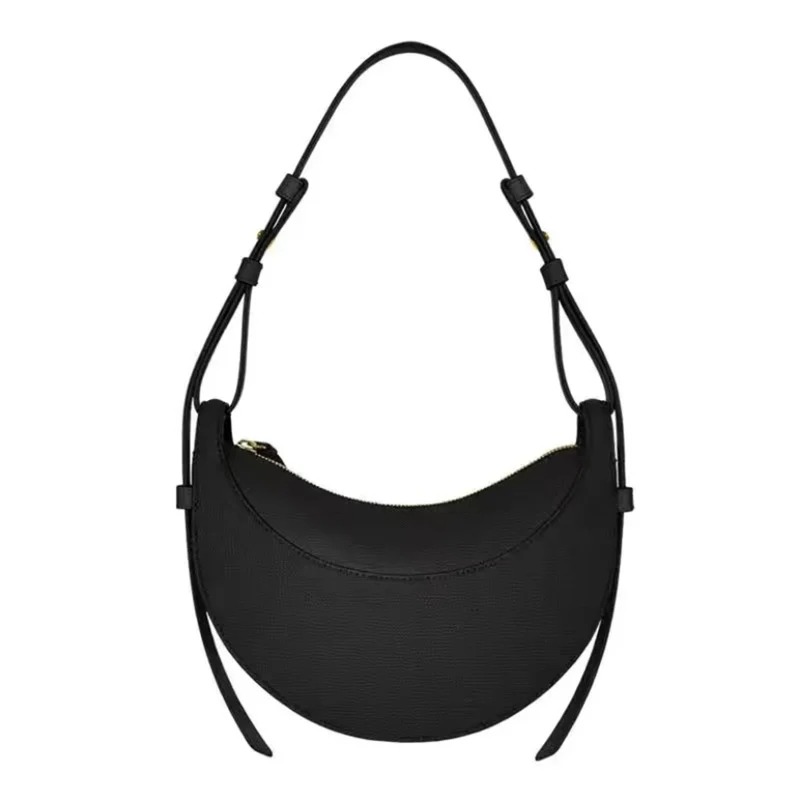 French Fashion Genuine Leather - Half Moon Crescent 评论和价格