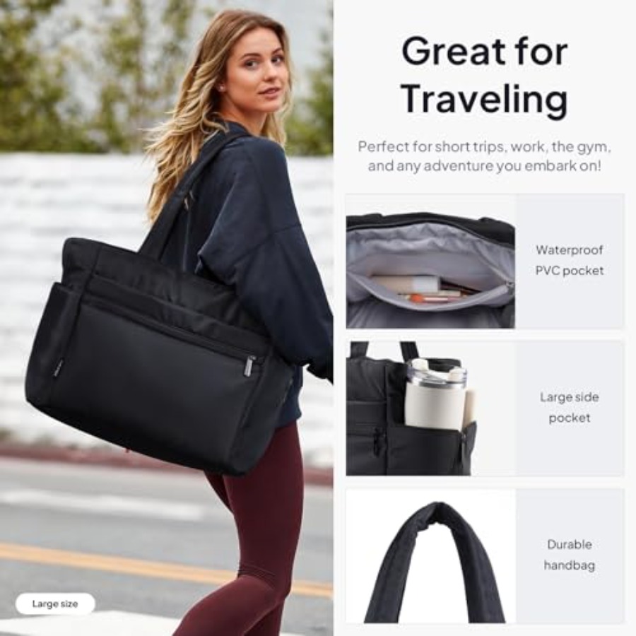 TOPEAST Tote Bag for Women Puf - Women'S Bags For Work 评论和价格