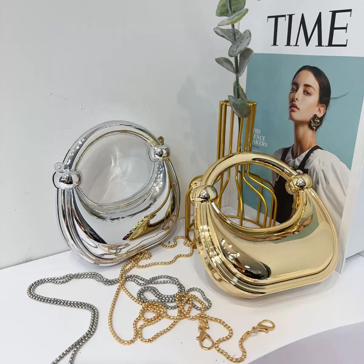 Mini Golden Evening Bag Purses - Women Bags Luxury 评论和价格
