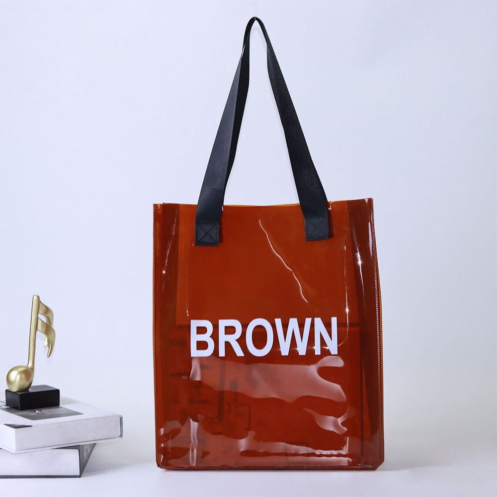 Transparent Tote Bag Portable  - Jelly Bag Clear Pvc 评论和价格