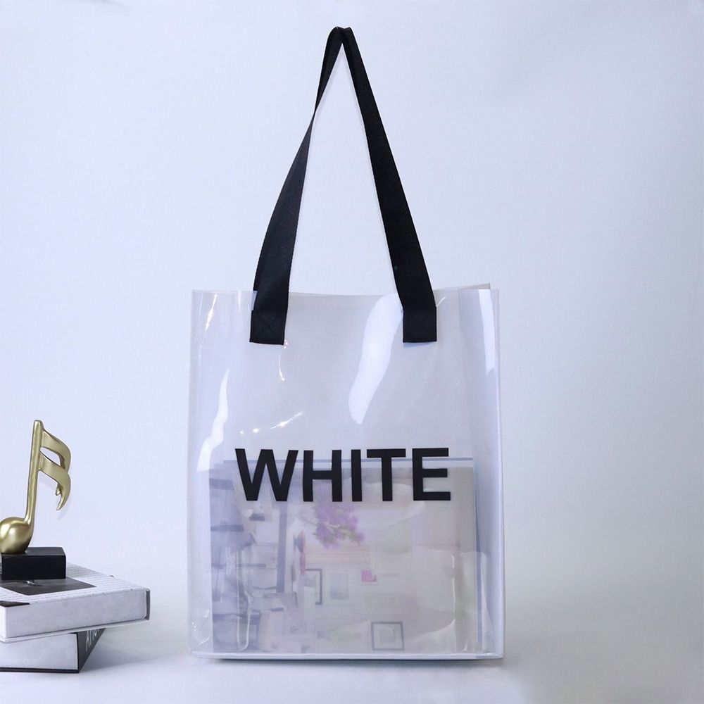 Transparent Tote Bag Portable  - Jelly Bag Clear Pvc 评论和价格