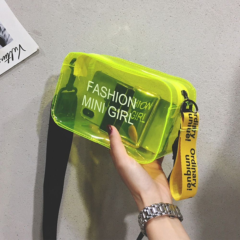 PVC Girls Handbags Sweet Candy - Jelly Bag Clear Pvc 评论和价格