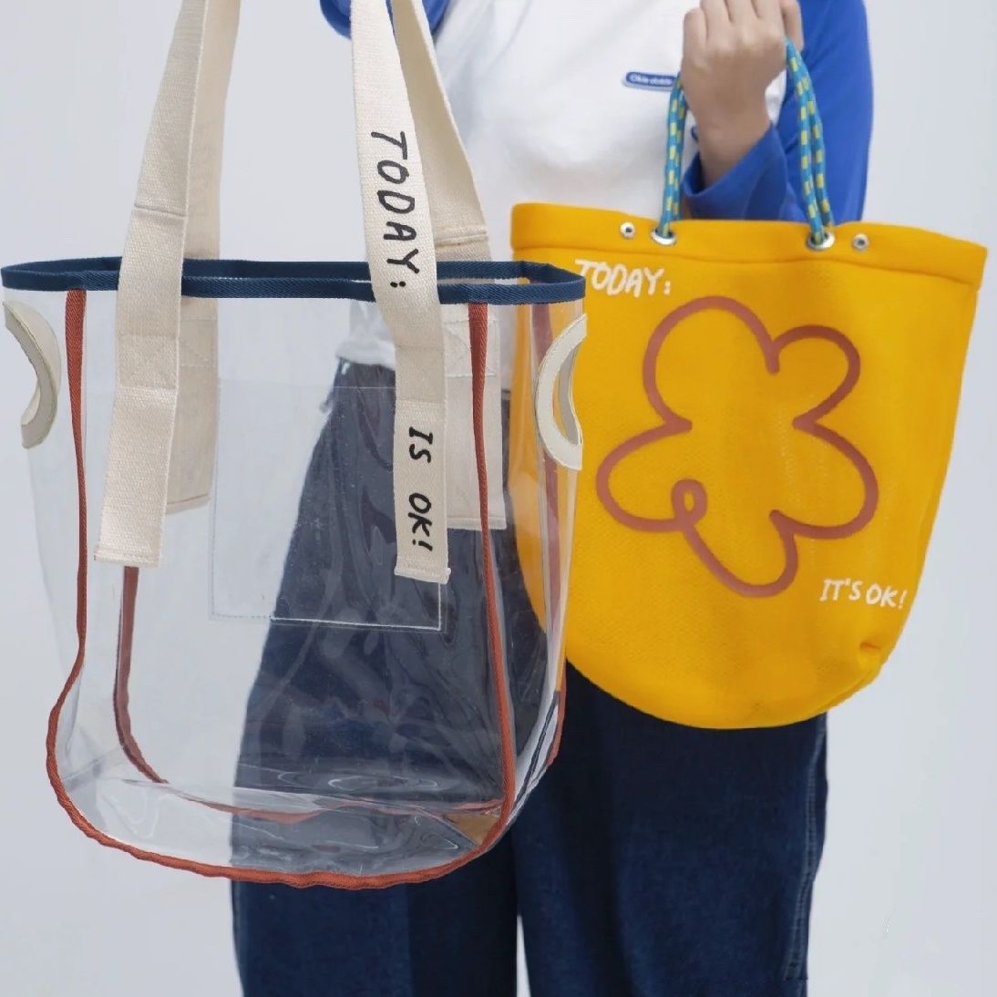 Clear Jelly Tote Women Shoulde - Jelly Bag Clear Pvc 评论和价格