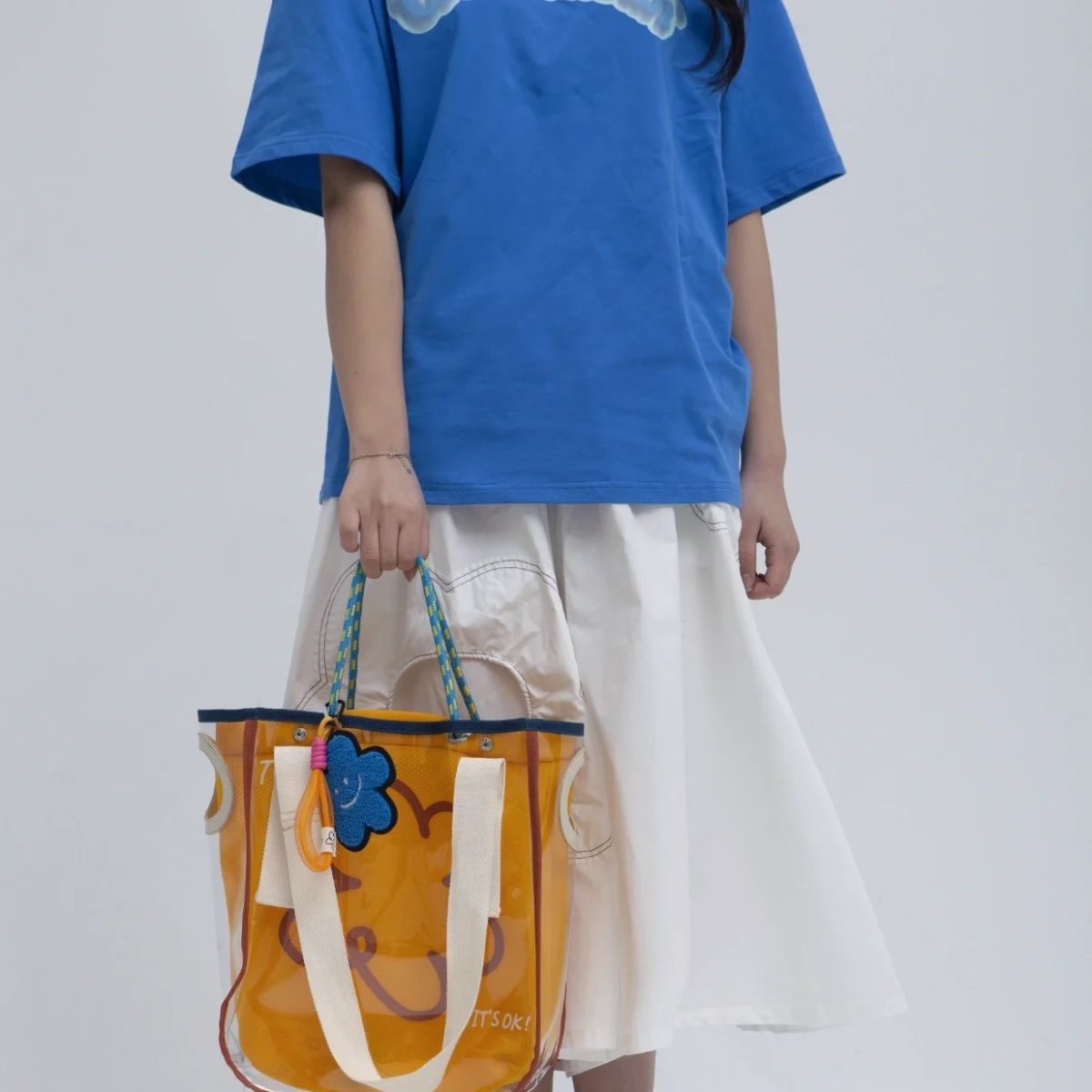 Clear Jelly Tote Women Shoulde - Jelly Bag Clear Pvc 评论和价格