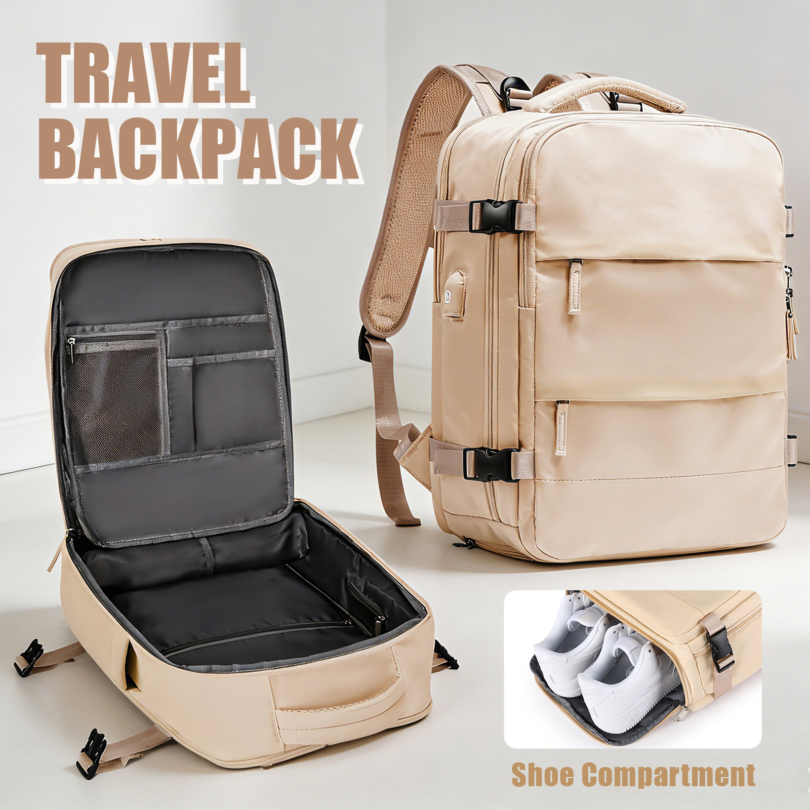 Large Travel Backpack for Men  - Women Bags And Shoes 评论和价格