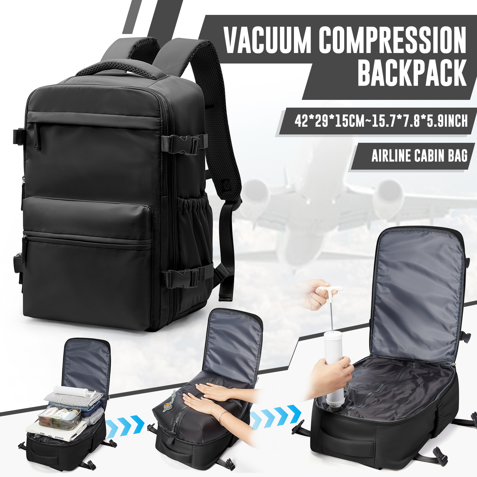Vacuum Backpack, Travel Backpa - Women'S Bags For Work 评论和价格