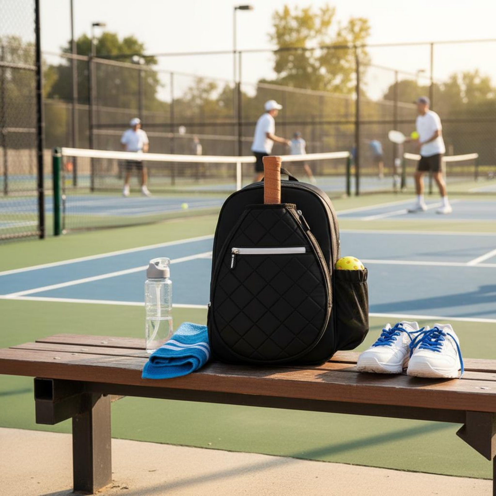 Quilted Pickleball Backpack Li - Women Bags And Shoes 评论和价格