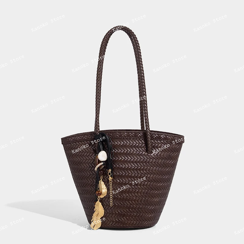 weave drawstring bucket undera - Women Bags Luxury 评论和价格