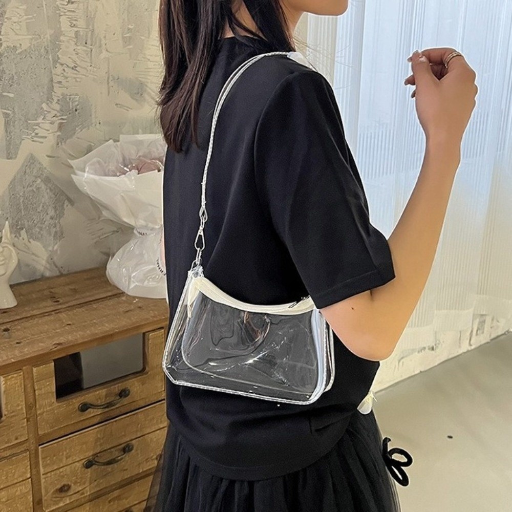 Portable Jelly Color PVC Trans - Jelly Bag Clear Pvc 评论和价格