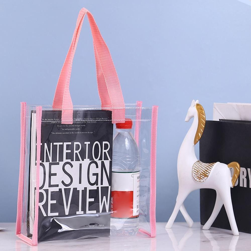 New PVC Clear Tote Bag Large C - Jelly Bag Clear Pvc 评论和价格