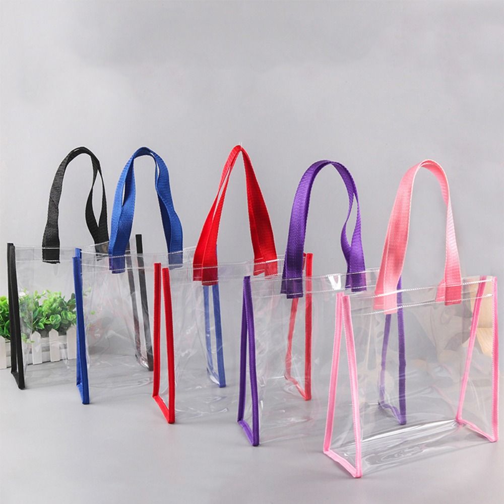 New PVC Clear Tote Bag Large C - Jelly Bag Clear Pvc 评论和价格