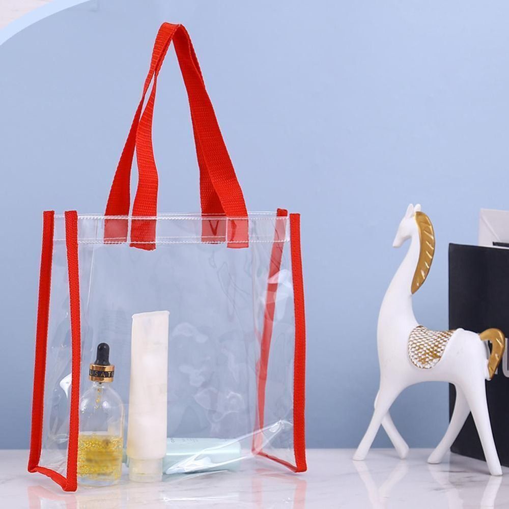 New PVC Clear Tote Bag Large C - Jelly Bag Clear Pvc 评论和价格