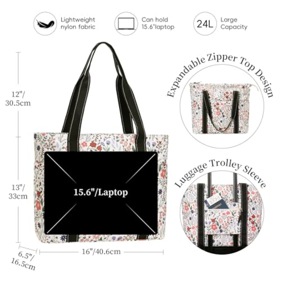 Tote Bag for Women with Laptop - Women'S Bags For Work 评论和价格