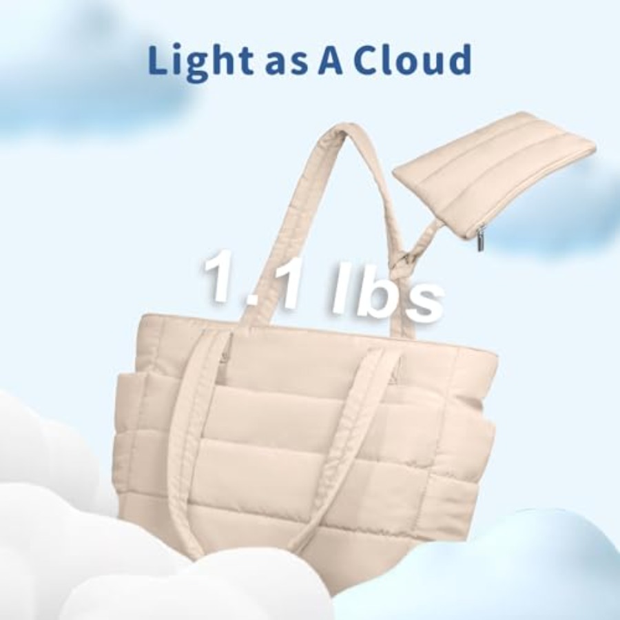 TOPDesign Puffer Tote Bag for  - Women'S Bags For Work 评论和价格