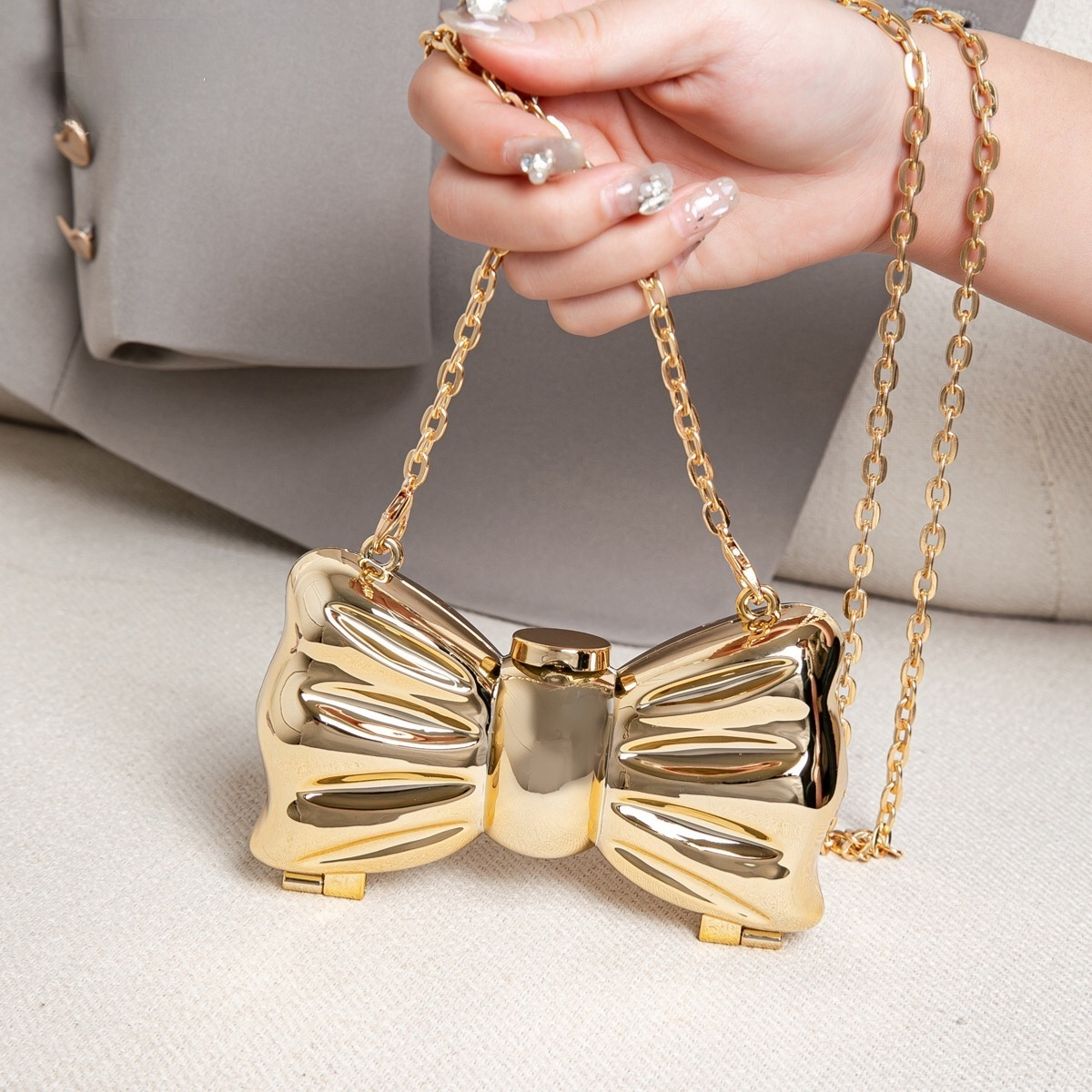 Luxury Fashion Metal Mini Hand - Women Bags Luxury 评论和价格